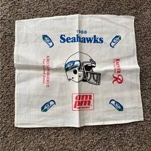 1988 Seahawks Bandana with Helmet Design